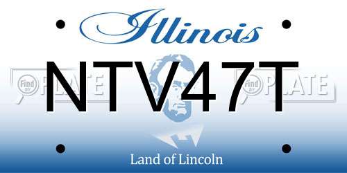 NTV47T Illinois License Plate
