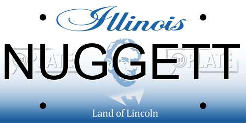 NUGGETT Illinois License Plate