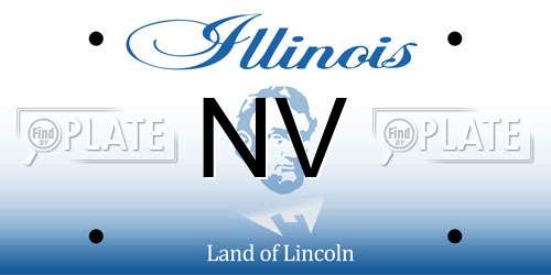 NV Illinois License Plate