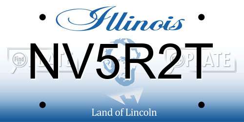 NV5R2T Illinois License Plate