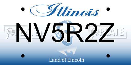 NV5R2Z Illinois License Plate