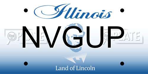 NVGUP Illinois License Plate