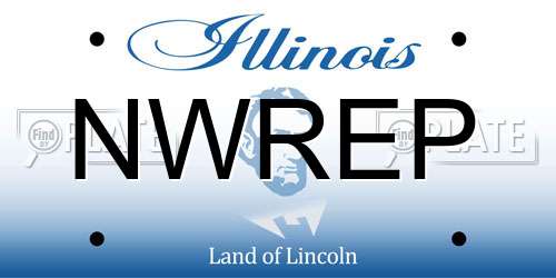 NWREP Illinois License Plate