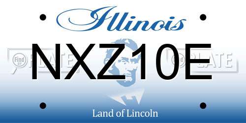 NXZ10E Illinois License Plate