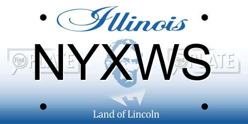 NYXWS Illinois License Plate