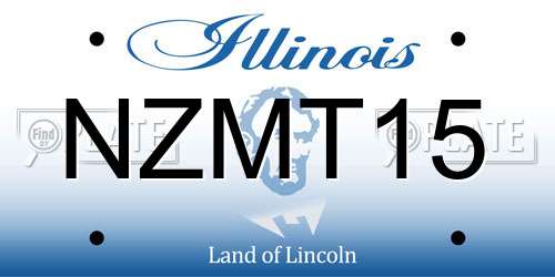 NZMT15 Illinois License Plate