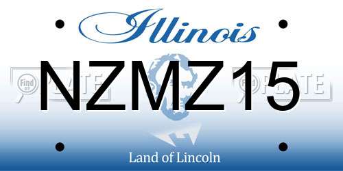 NZMZ15 Illinois License Plate