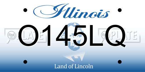 O145LQ Illinois License Plate