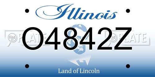 O4842Z Illinois License Plate