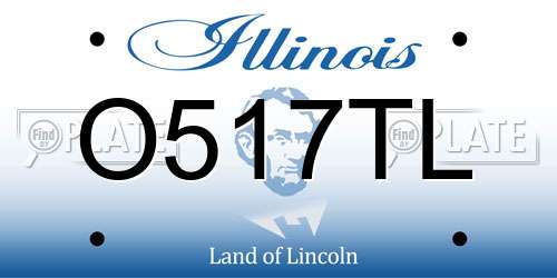 O517TL Illinois License Plate