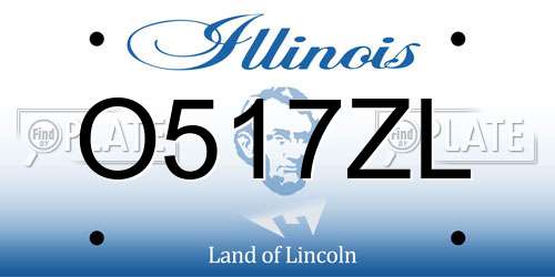 O517ZL Illinois License Plate