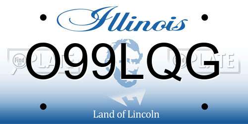 O99LQG Illinois License Plate