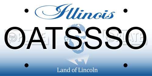 OATSSSO Illinois License Plate