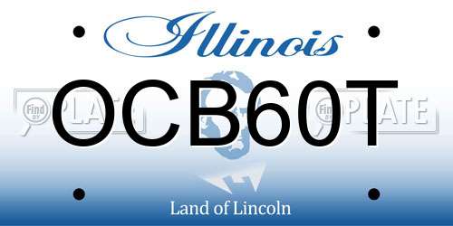 OCB60T Illinois License Plate