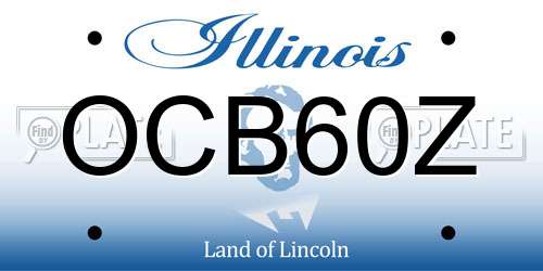 OCB60Z Illinois License Plate