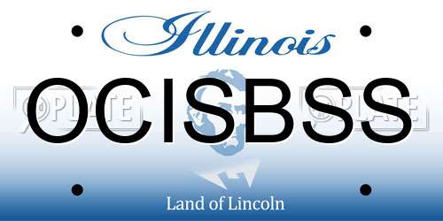 OCISBSS Illinois License Plate