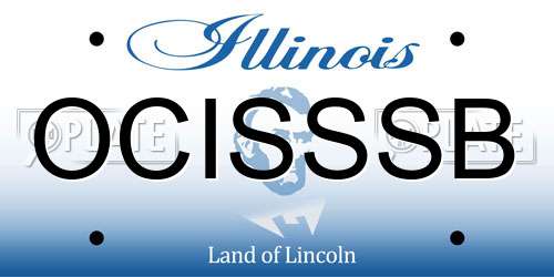 OCISSSB Illinois License Plate
