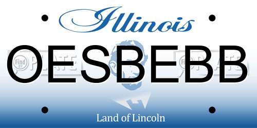 OESBEBB Illinois License Plate