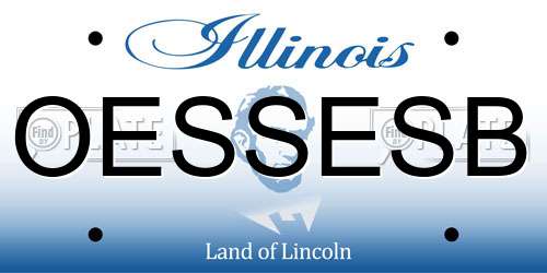 OESSESB Illinois License Plate