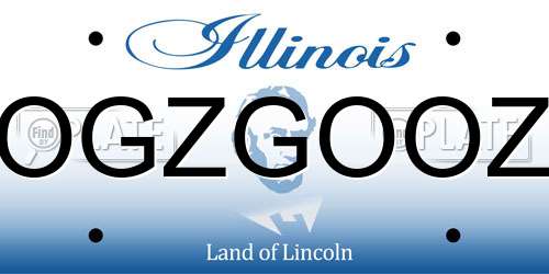 OGZGOOZ Illinois License Plate