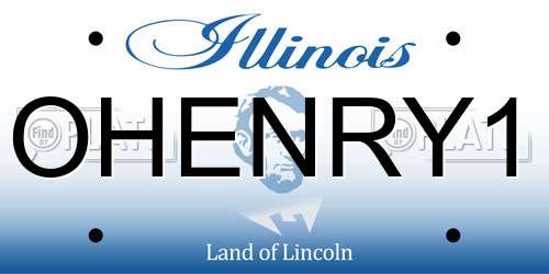 OHENRY1 Illinois License Plate
