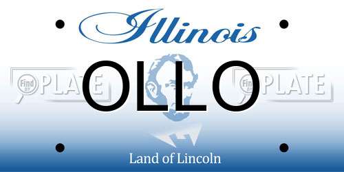 OLLO Illinois License Plate