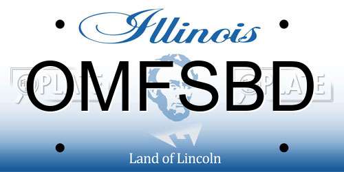 OMFSBD Illinois License Plate