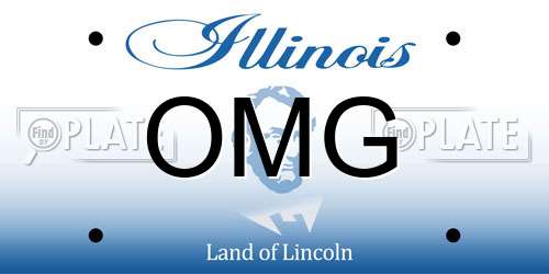 OMG Illinois License Plate
