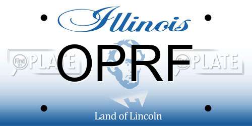 OPRF Illinois License Plate