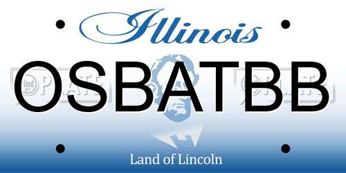 OSBATBB Illinois License Plate