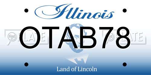 OTAB78 Illinois License Plate