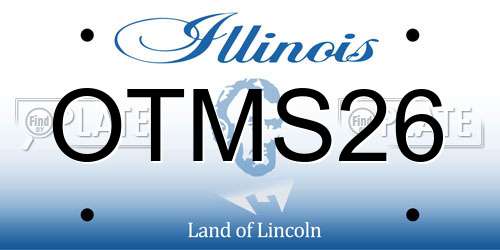 OTMS26 Illinois License Plate