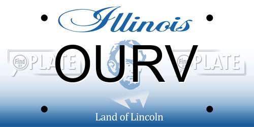 OURV Illinois License Plate