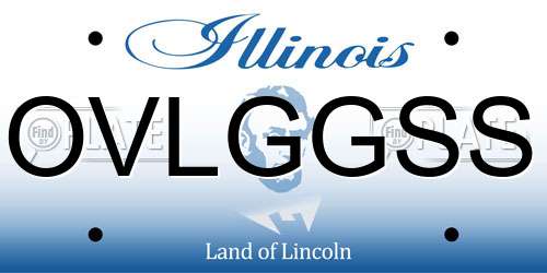 OVLGGSS Illinois License Plate