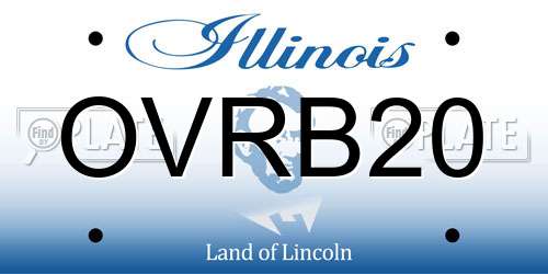 OVRB20 Illinois License Plate