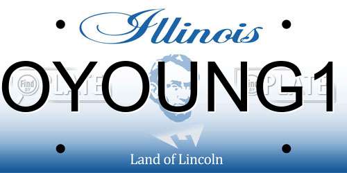 OYOUNG1 Illinois License Plate