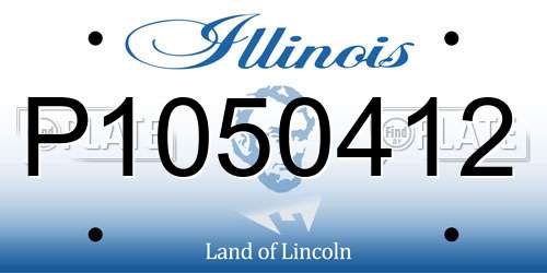 P1050412 Illinois License Plate