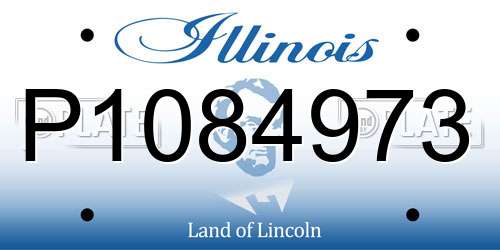 P1084973 Illinois License Plate