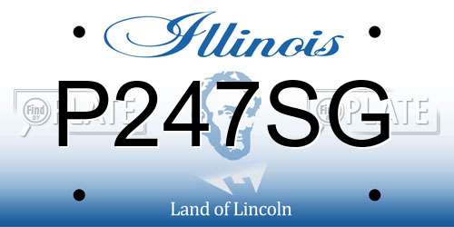 P247SG Illinois License Plate