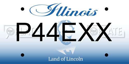 P44EXX Illinois License Plate
