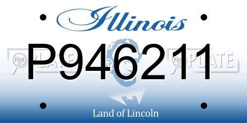 P946211 Illinois License Plate