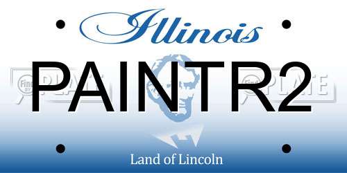 PAINTR2 Illinois License Plate