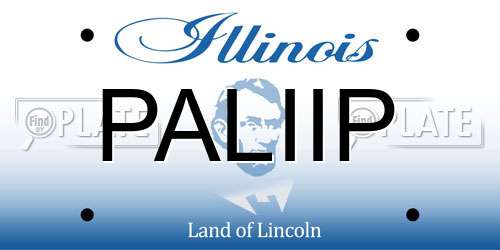 PALIIP Illinois License Plate