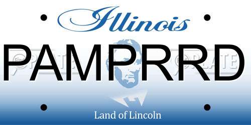 PAMPRRD Illinois License Plate