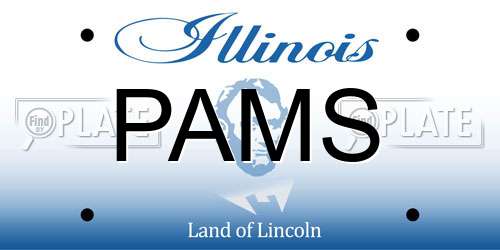 PAMS Illinois License Plate