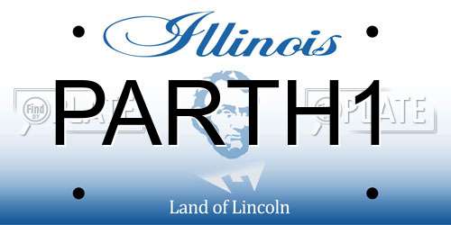 PARTH1 Illinois License Plate
