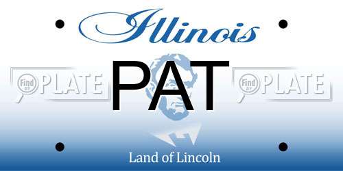 PAT Illinois License Plate