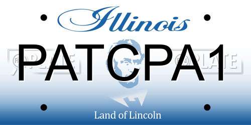 PATCPA1 Illinois License Plate