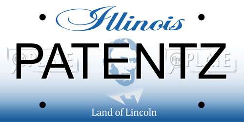 PATENTZ Illinois License Plate