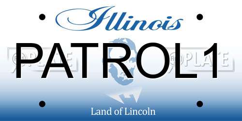 PATROL1 Illinois License Plate